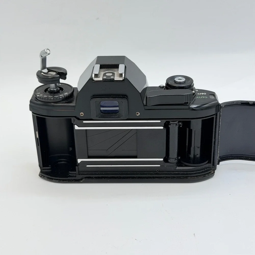 Nikon EM 35mm Film SLR Camera Body Black Japan Tested - Light Meter Issue Read